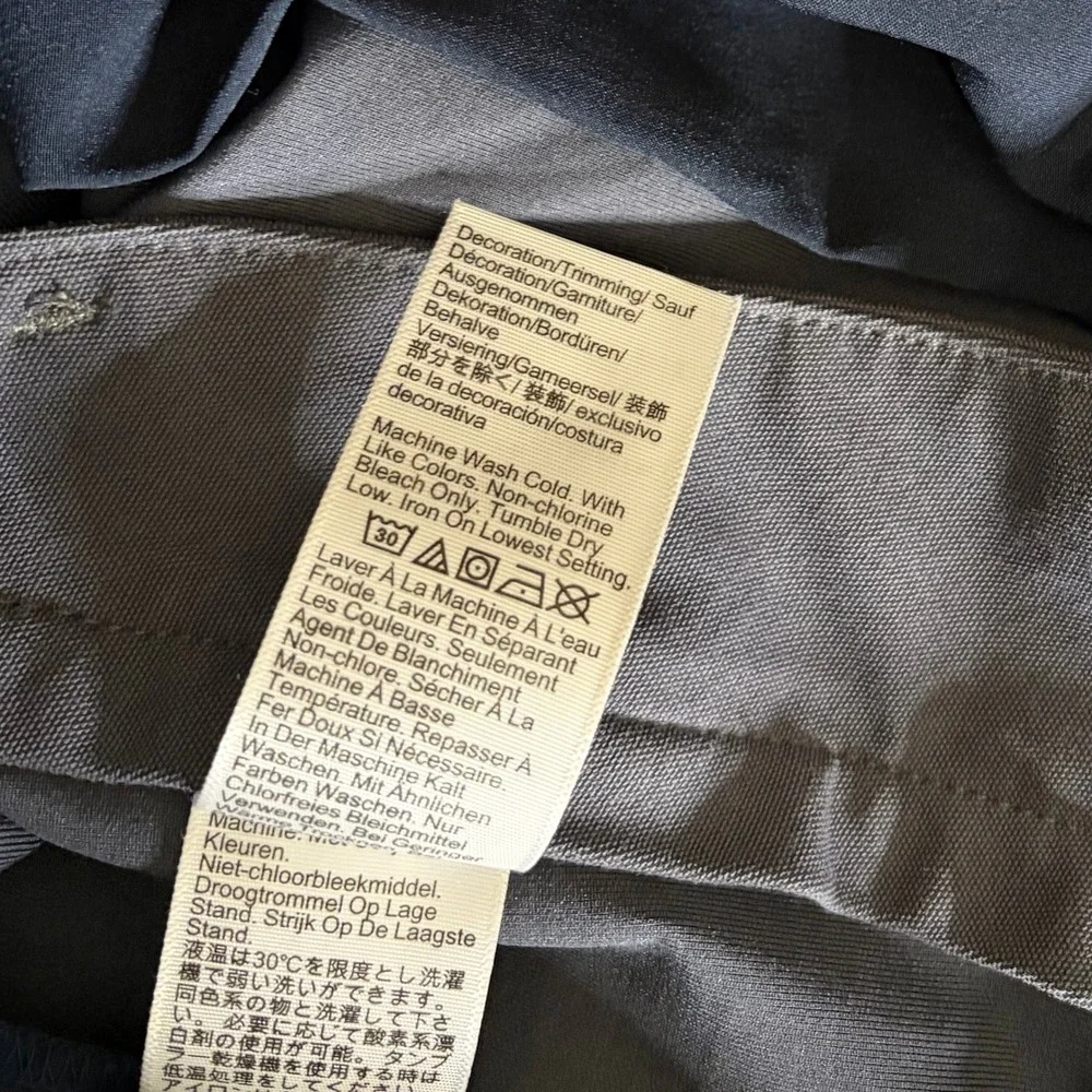 NEW!! Men's J. CREW 484 Slim Fit Tech Pants Atlantic Slate Gray‎ Tapered 31 x 32